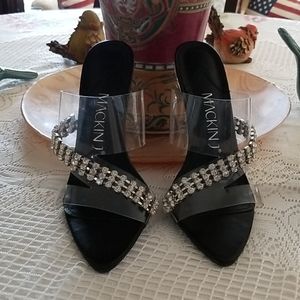 Macking clear shoes 4" heel
